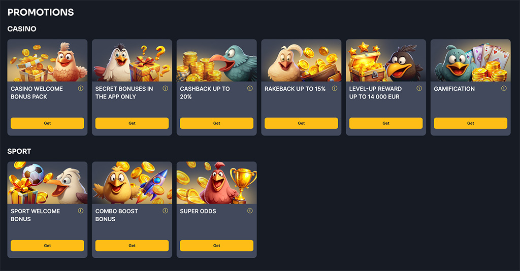 KokoBet promoties en no-deposit voorbeeld